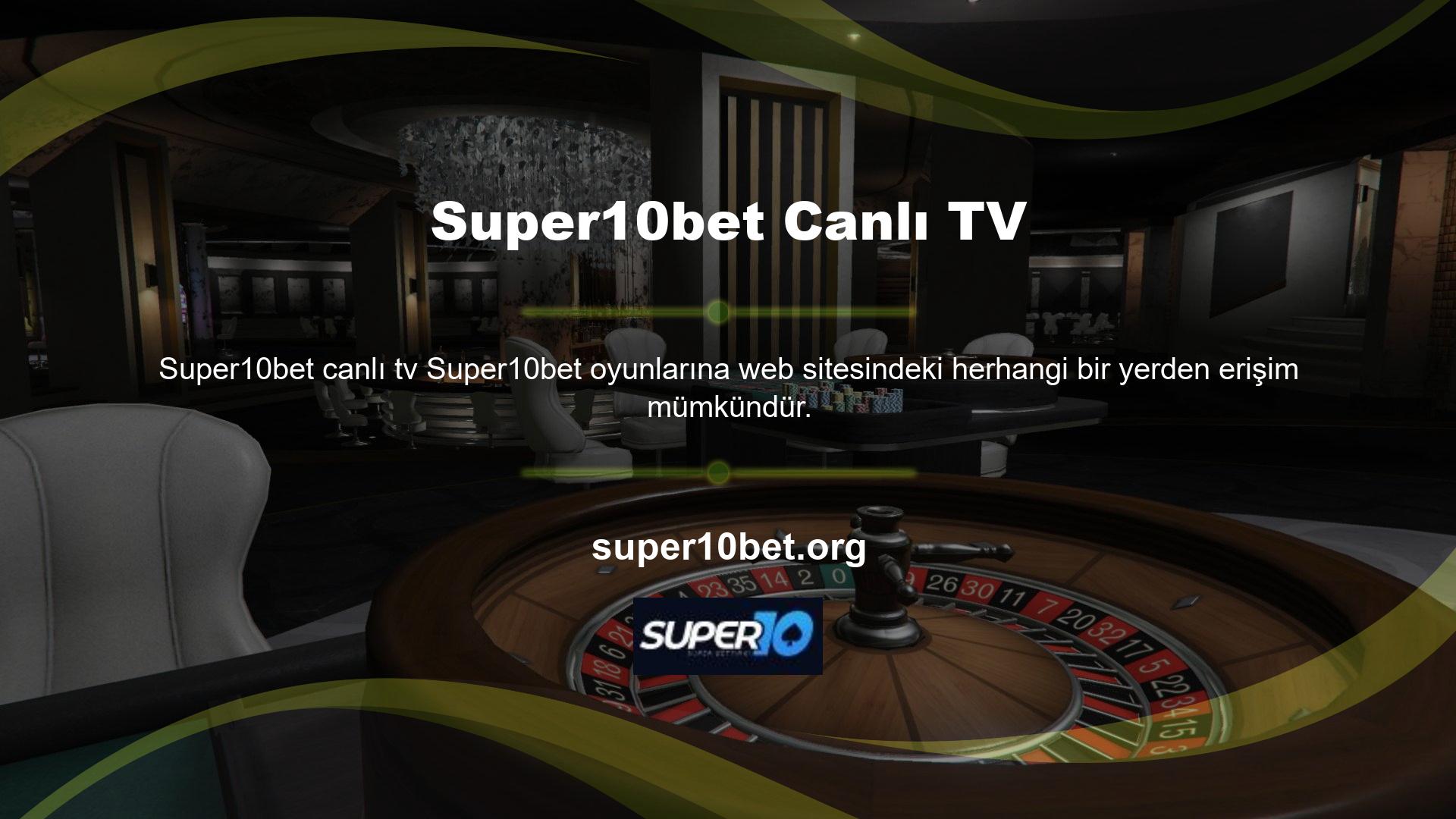 Tüm maçlar Super10bet TV'de izlenebilir Super10bet tüm maç ve spor kanallarını izleyebilirsiniz